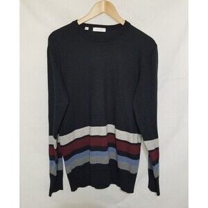 Nominee Sweater Mens Size Large Made in Italy Pullover Cashmere Blend Preppy